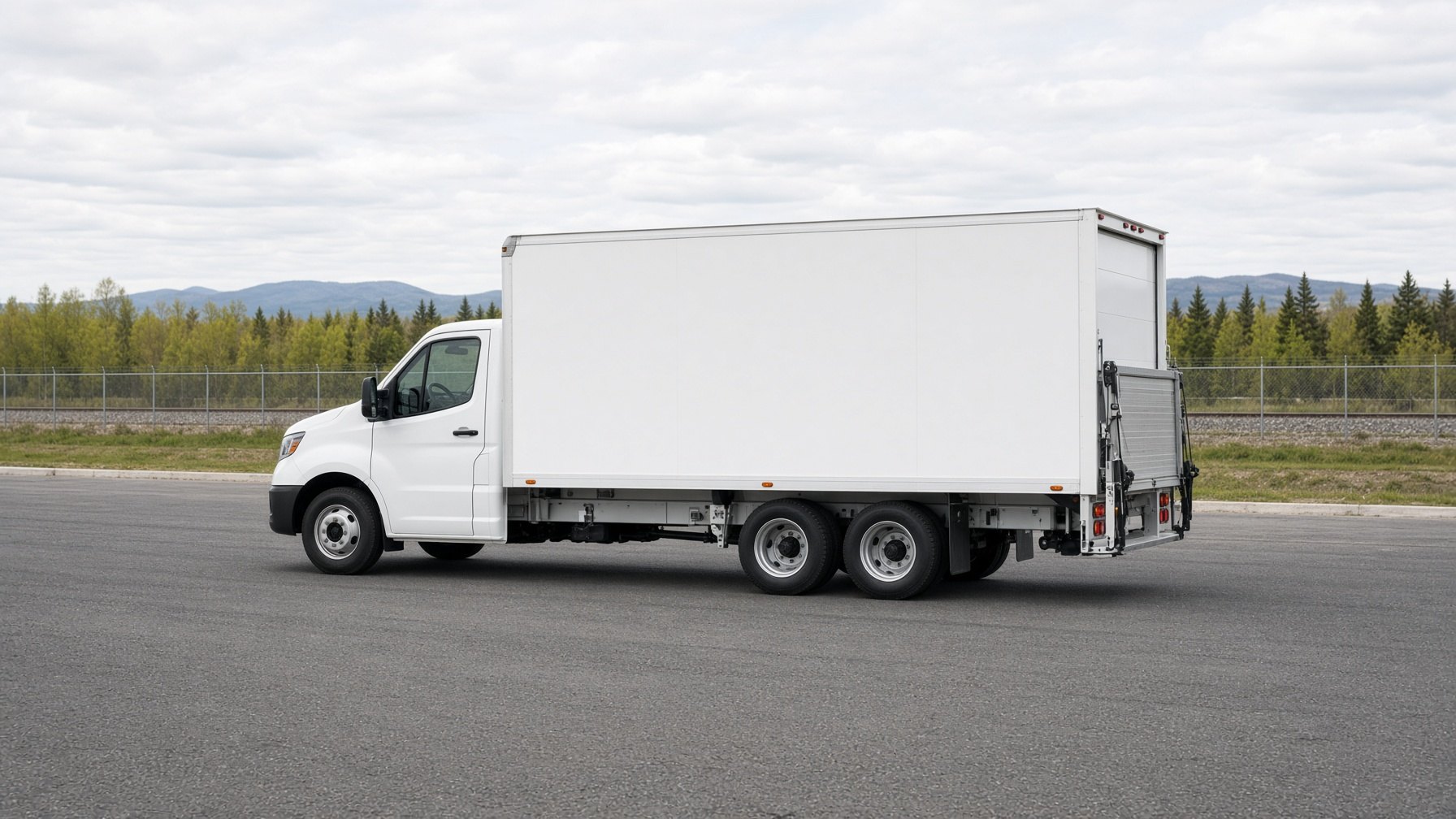 Straight Truck with Tailgate